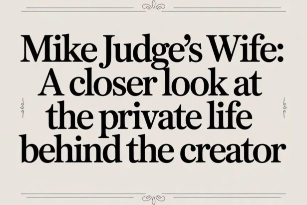 Mike Judge’s Wife: A Closer Look at the Private Life Behind the Creator