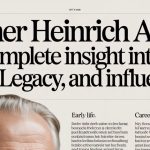 Elmer Heinrich Age: A Complete Insight Into His Life, Legacy, and Influence
