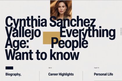 Cynthia Sanchez Vallejo Age: Everything People Want to Know