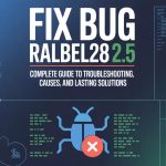 Fix Bug Ralbel28 2.5: Complete Guide to Troubleshooting, Causes, and Lasting Solutions