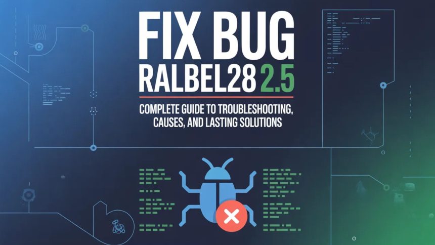 Fix Bug Ralbel28 2.5: Complete Guide to Troubleshooting, Causes, and Lasting Solutions