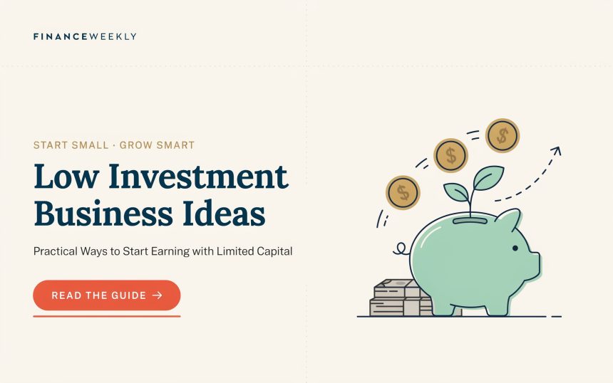 Low Investment Business Ideas: Practical Ways to Start Earning with Limited Capital